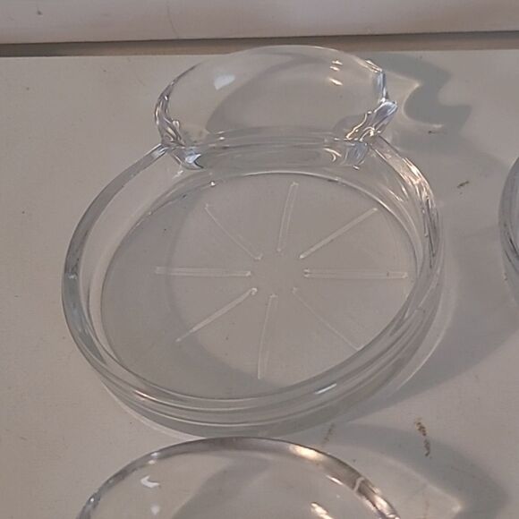 Vintage Glass Coasters/Ashtrays - Picture 7 of 14